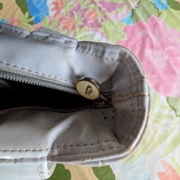 Nike Bag Sport Gym Yoga Water Resistant Zip Closure White Unisex 14x14x5 - Picture 13 of 16